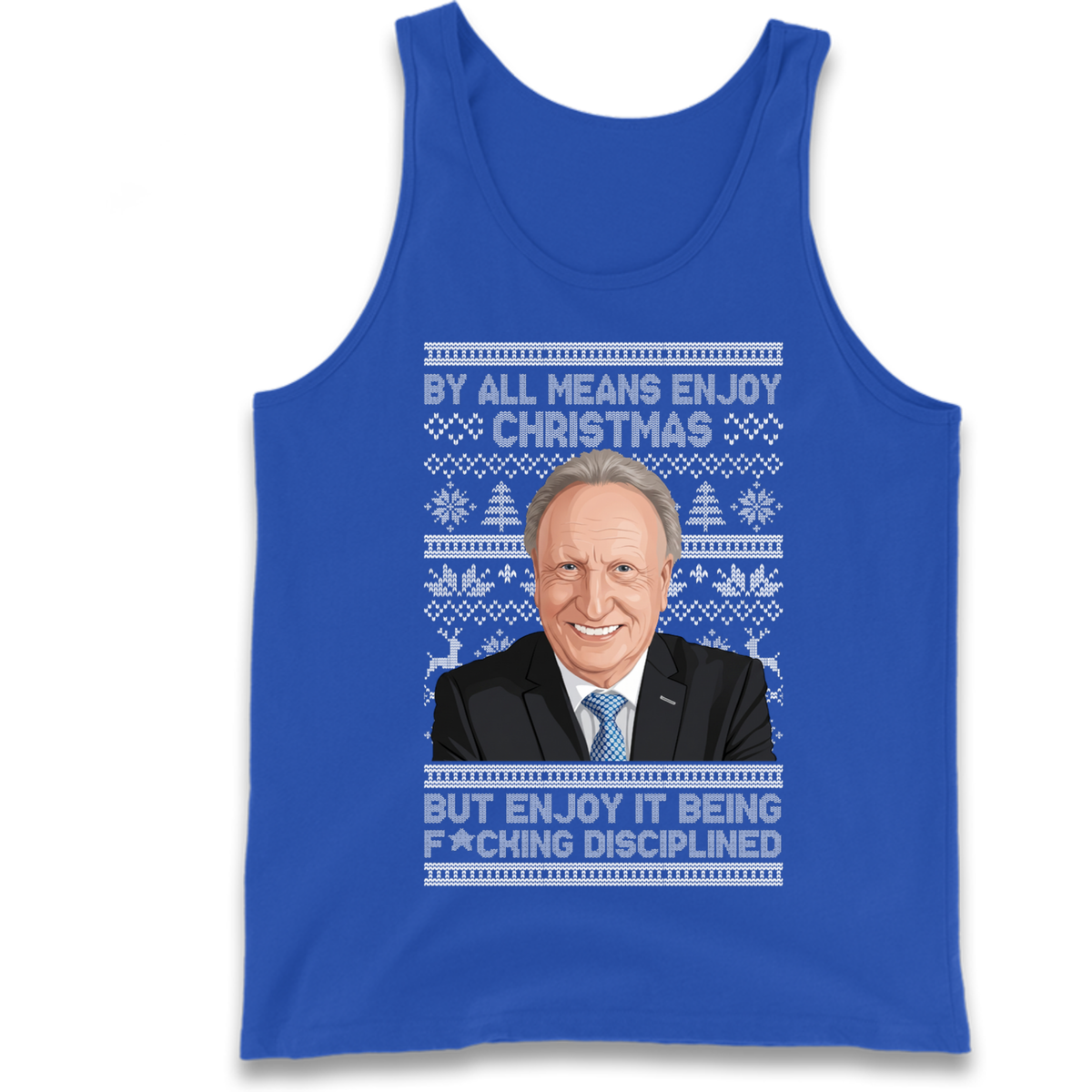 Neil Warnock Christmas Tank Top