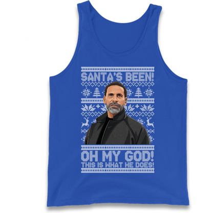 Steve Rio Ferdinand Christmas Tank Top