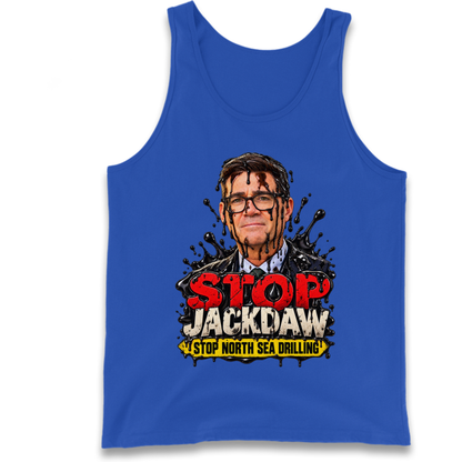Stop Jackdaw Stop North Sea Drilling Andy Burnham Tank Top