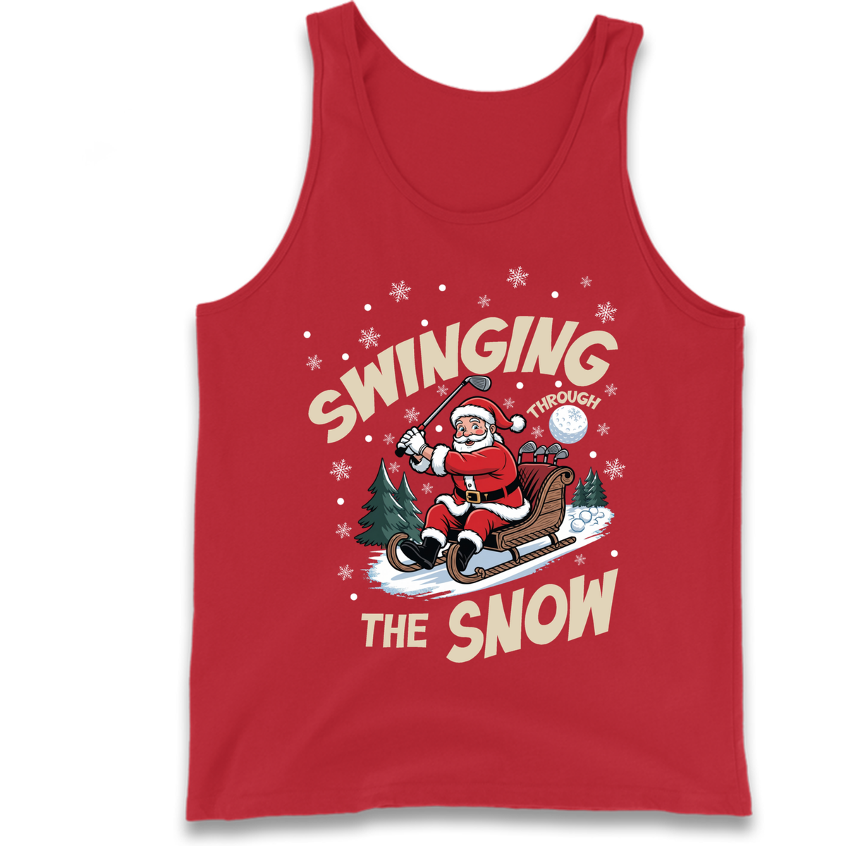 Christmas Golf Tank Top