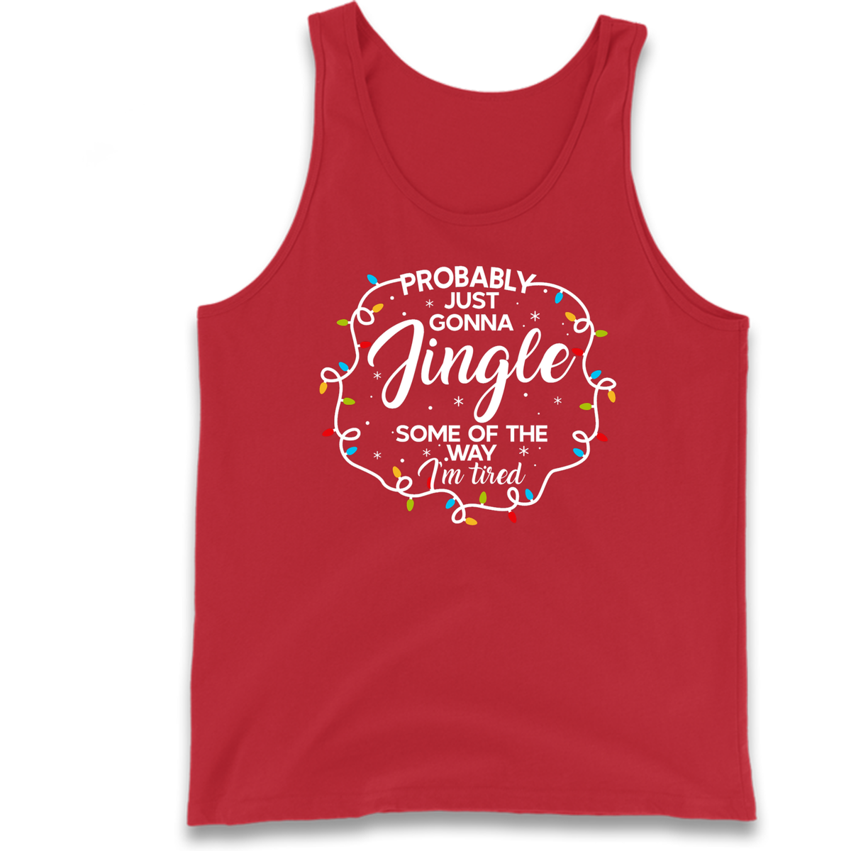Lazy Festive Outfit Tank Top