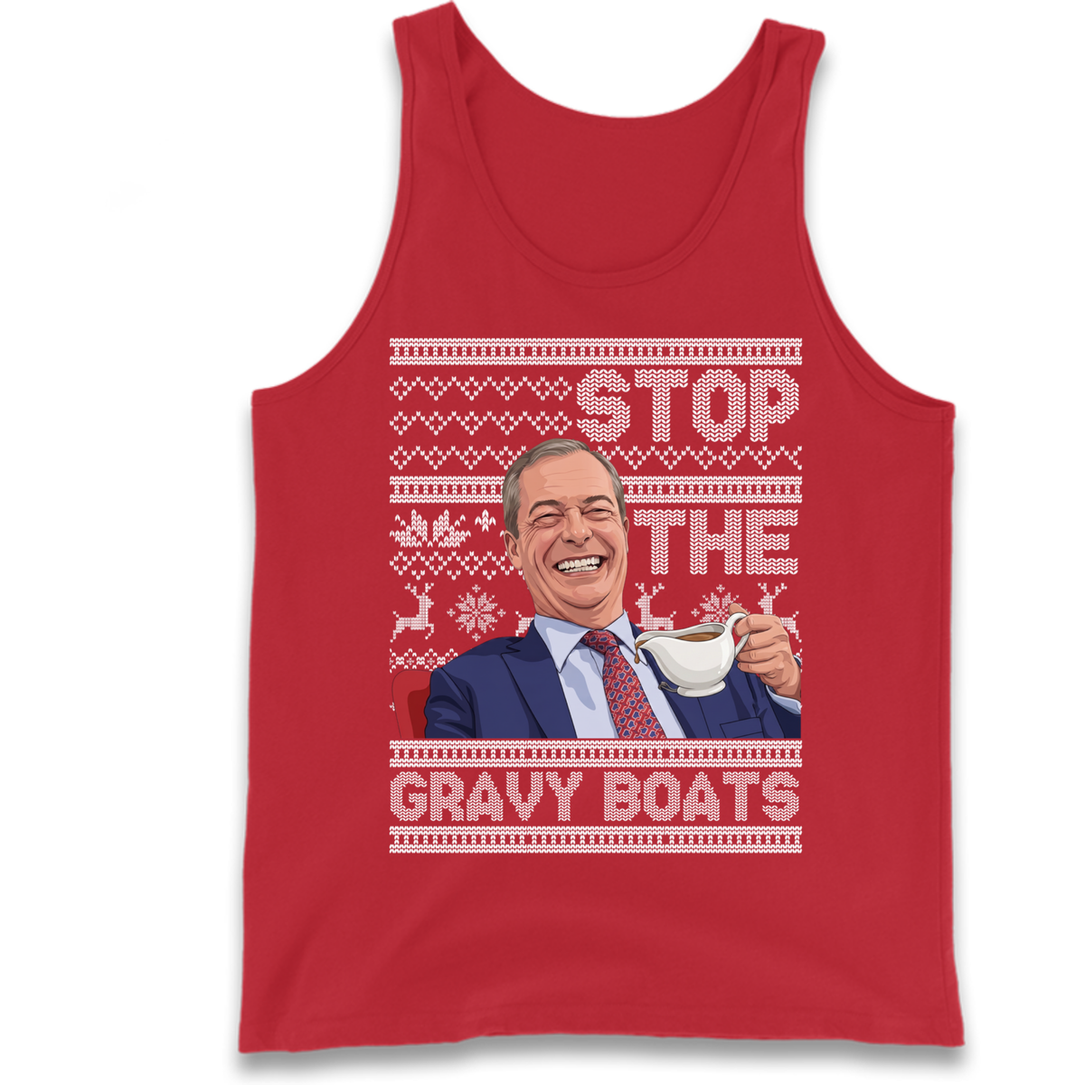 Satirical Festive Top Tank Top