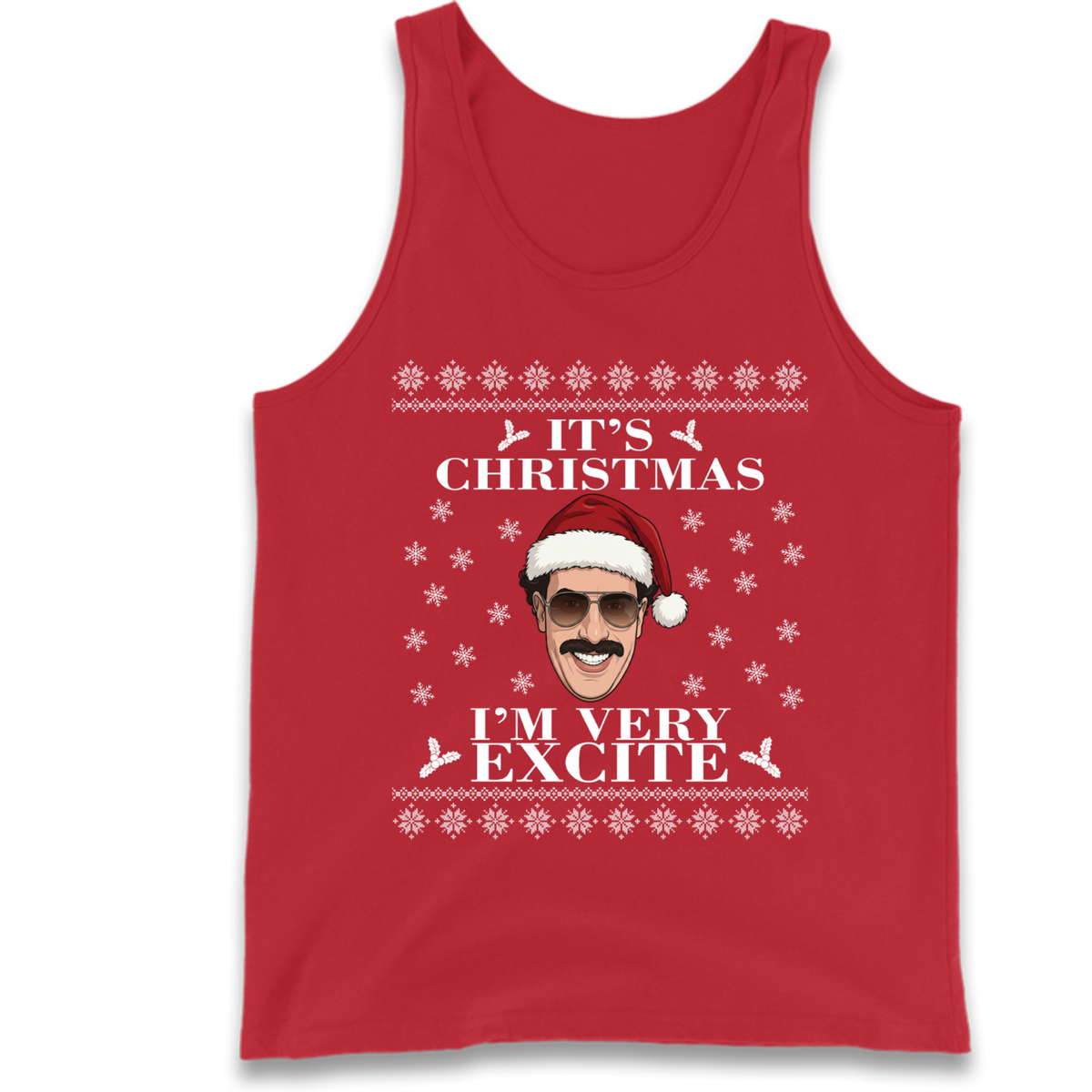 I Very Excite Christmas Tank Top