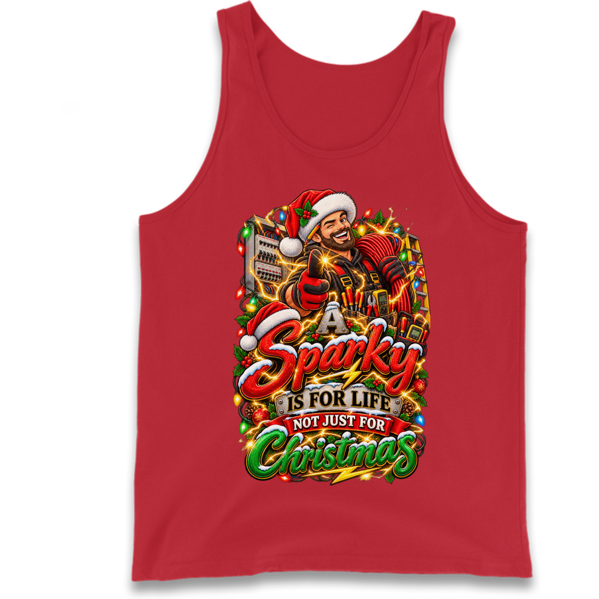 Sparky Christmas Tank Top