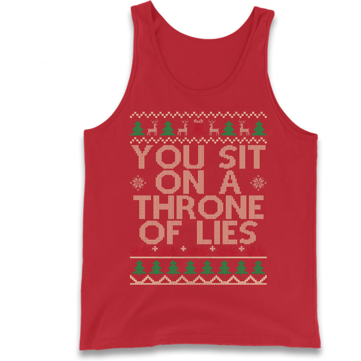 Throne Of Lies Christmas Tank Top
