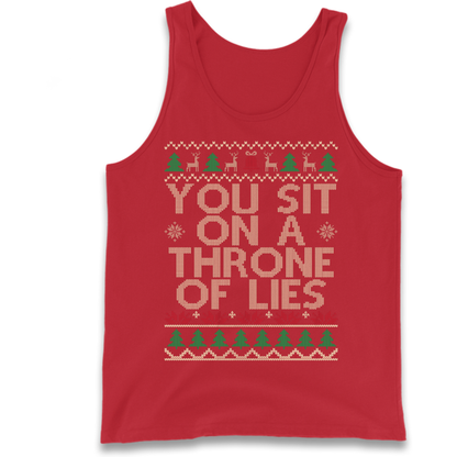 Throne Of Lies Christmas Tank Top