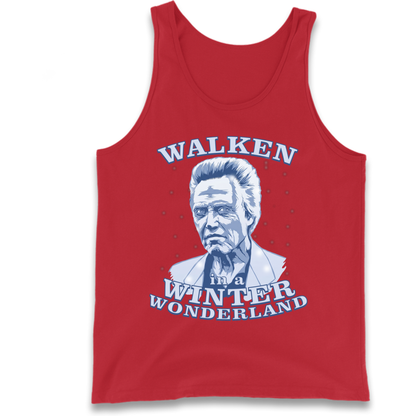 Christopher Walken Christmas Tank Top