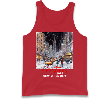 New York Winter Gift Tank Top