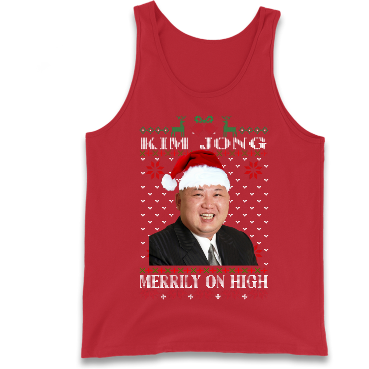 Kim Jong Christmas Tank Top