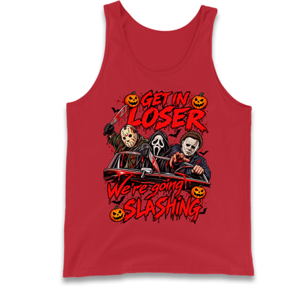 Retro Horror Movie Halloween Slasher Villains Tank Top
