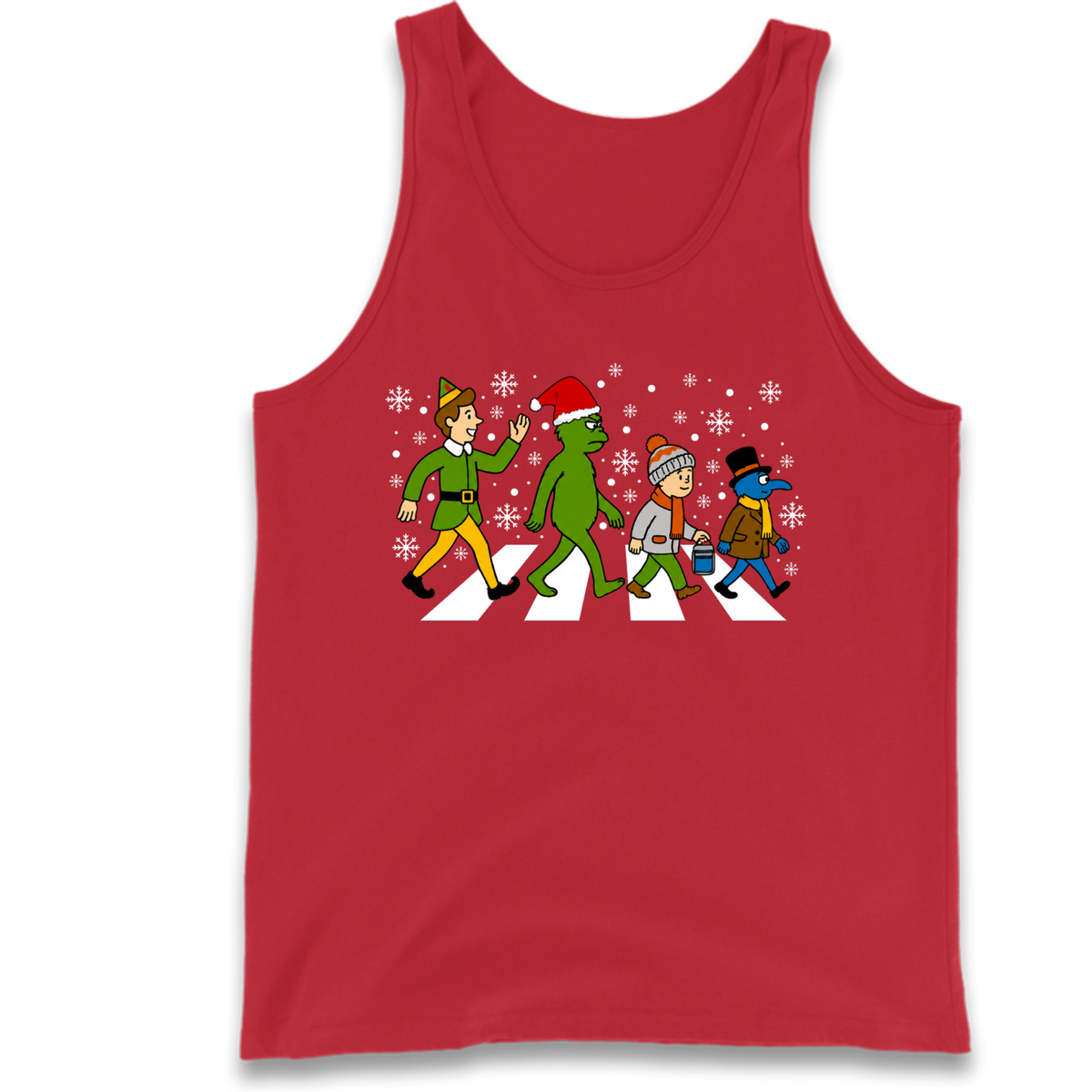 Abbey Road Walk Christmas jumper Tank Top