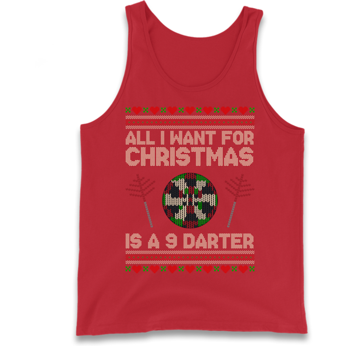Festive Darts Outfit Tank Top