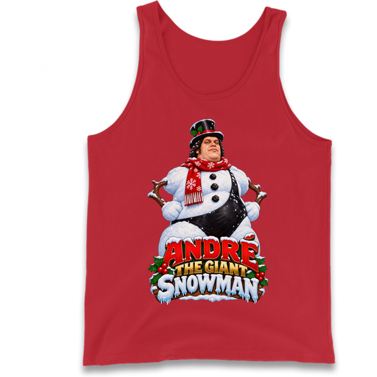 Andre The Giant Christmas Tank Top