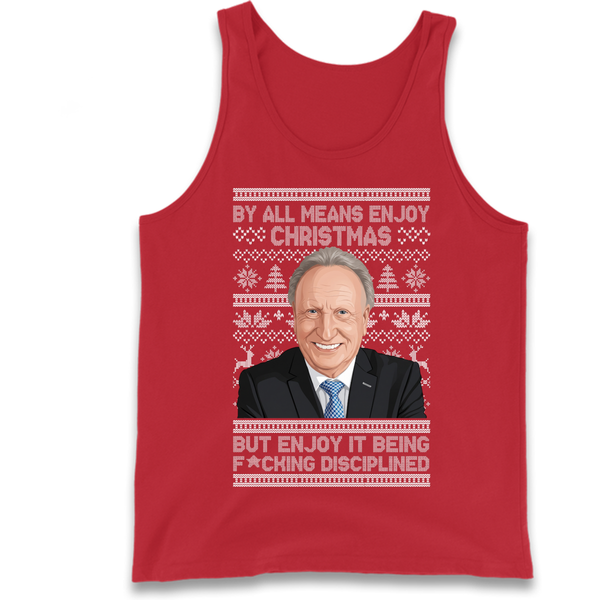 Neil Warnock Christmas Tank Top