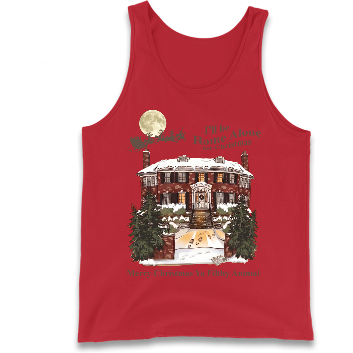 Home Alone Festive Christmas Tank Top