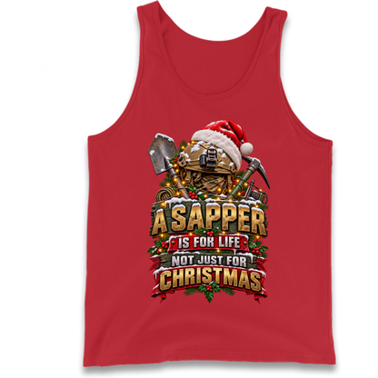 Royal Engineers Sappers Christmas Tank Top