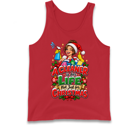 Cleaner Christmas Tank Top