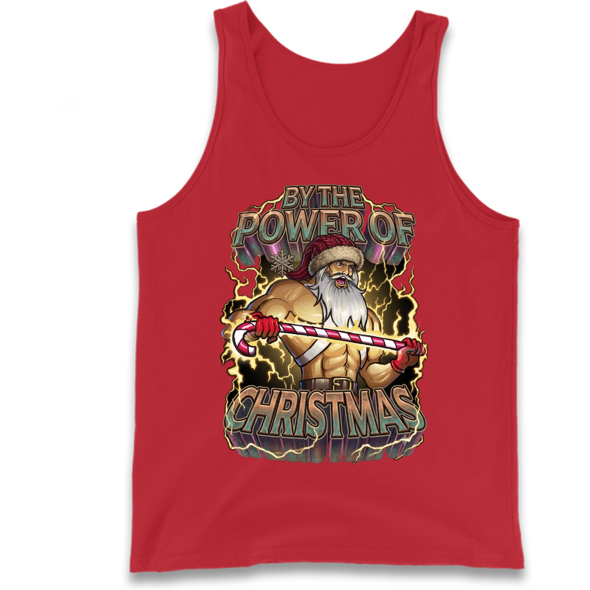 Retro Fantasy Christmas Tee Tank Top