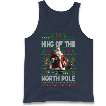 King Santa Christmas Tank Top