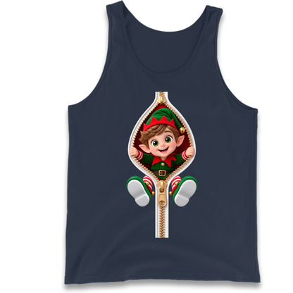Elf Christmas Jumper Tank Top
