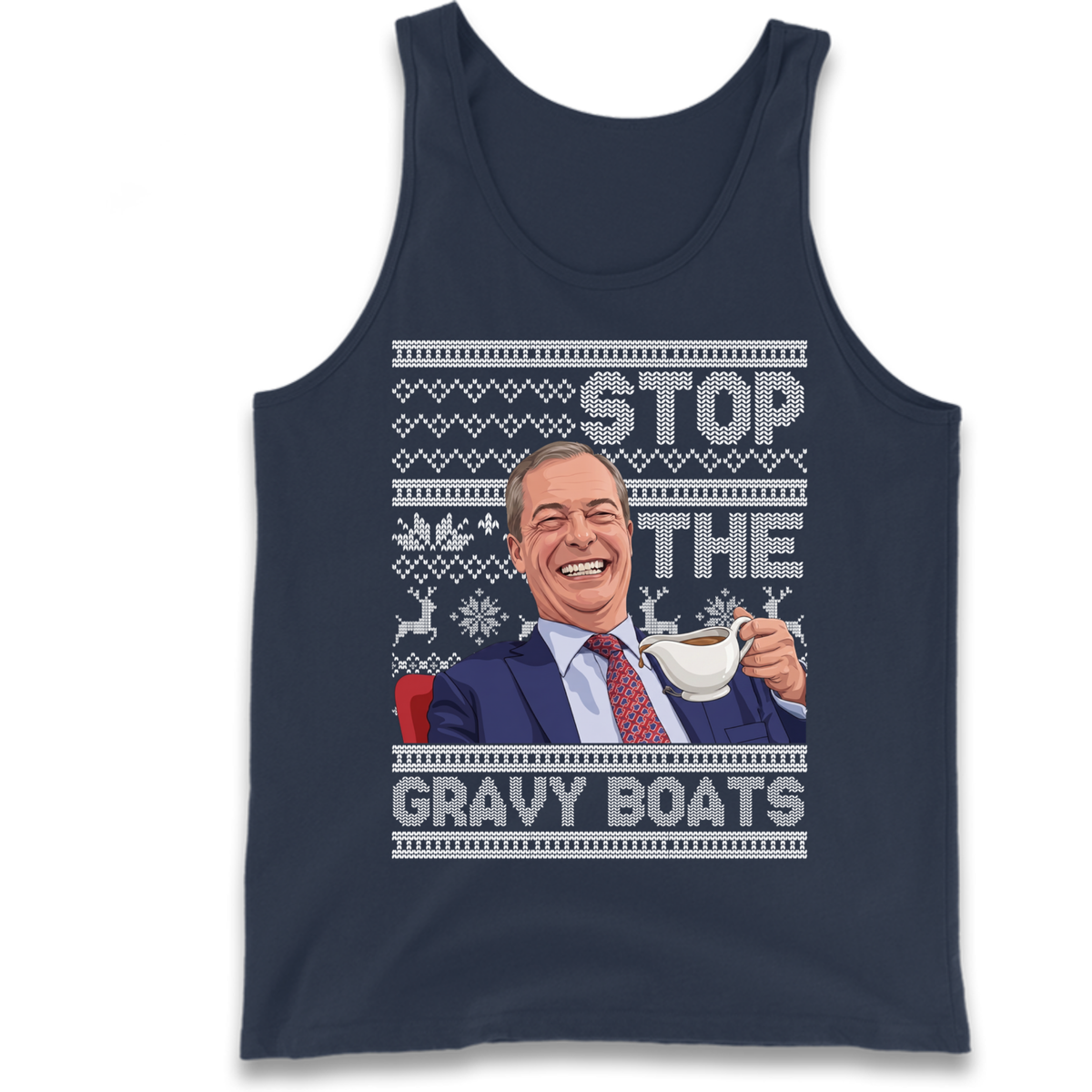 Satirical Festive Top Tank Top