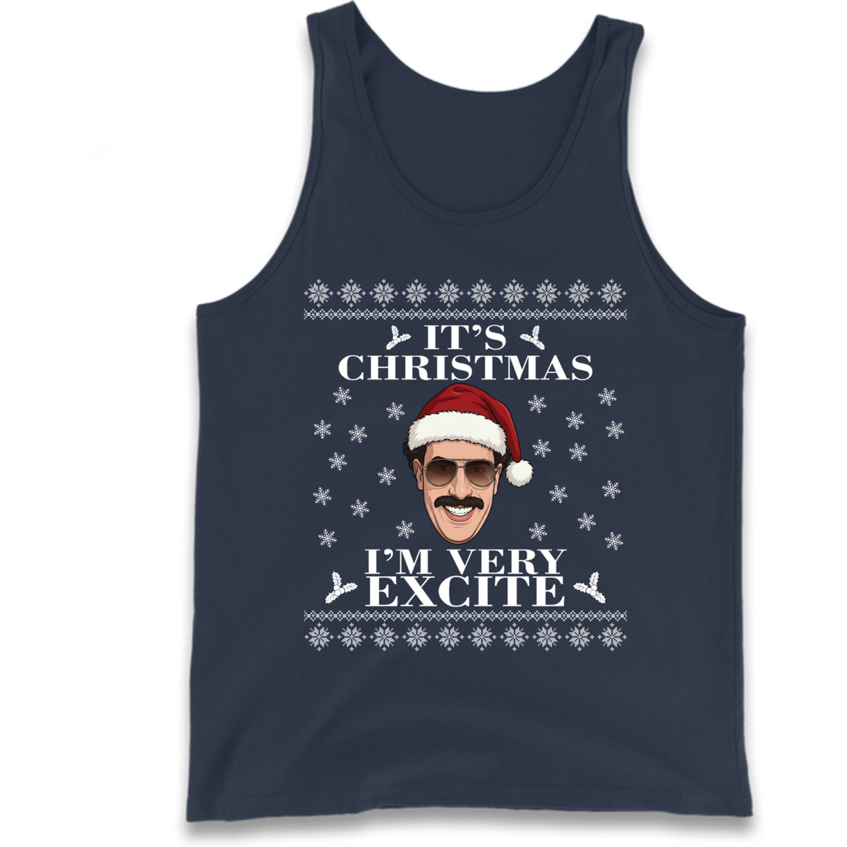 I Very Excite Christmas Tank Top