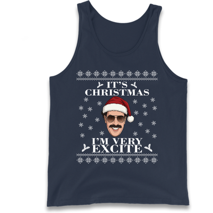 I Very Excite Christmas Tank Top