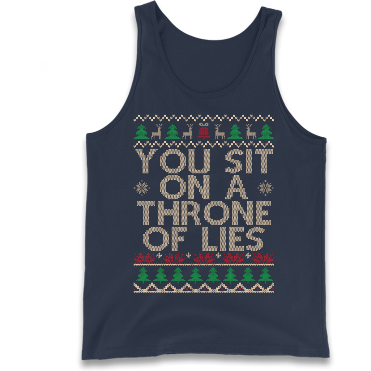 Throne Of Lies Christmas Tank Top