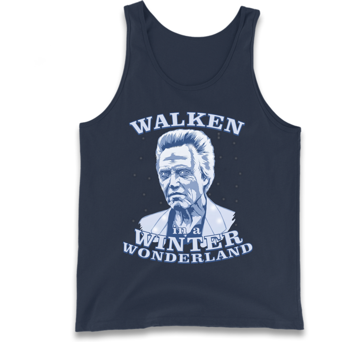 Christopher Walken Christmas Tank Top