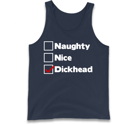 Naughty List Slogan Tank Top