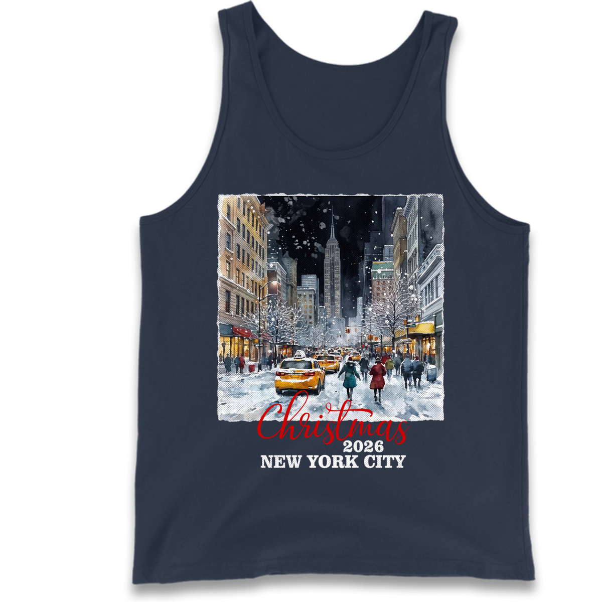 New York Winter Gift Tank Top