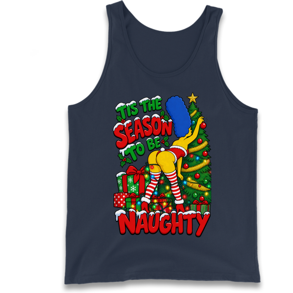 Simpsons Christmas Tank Top