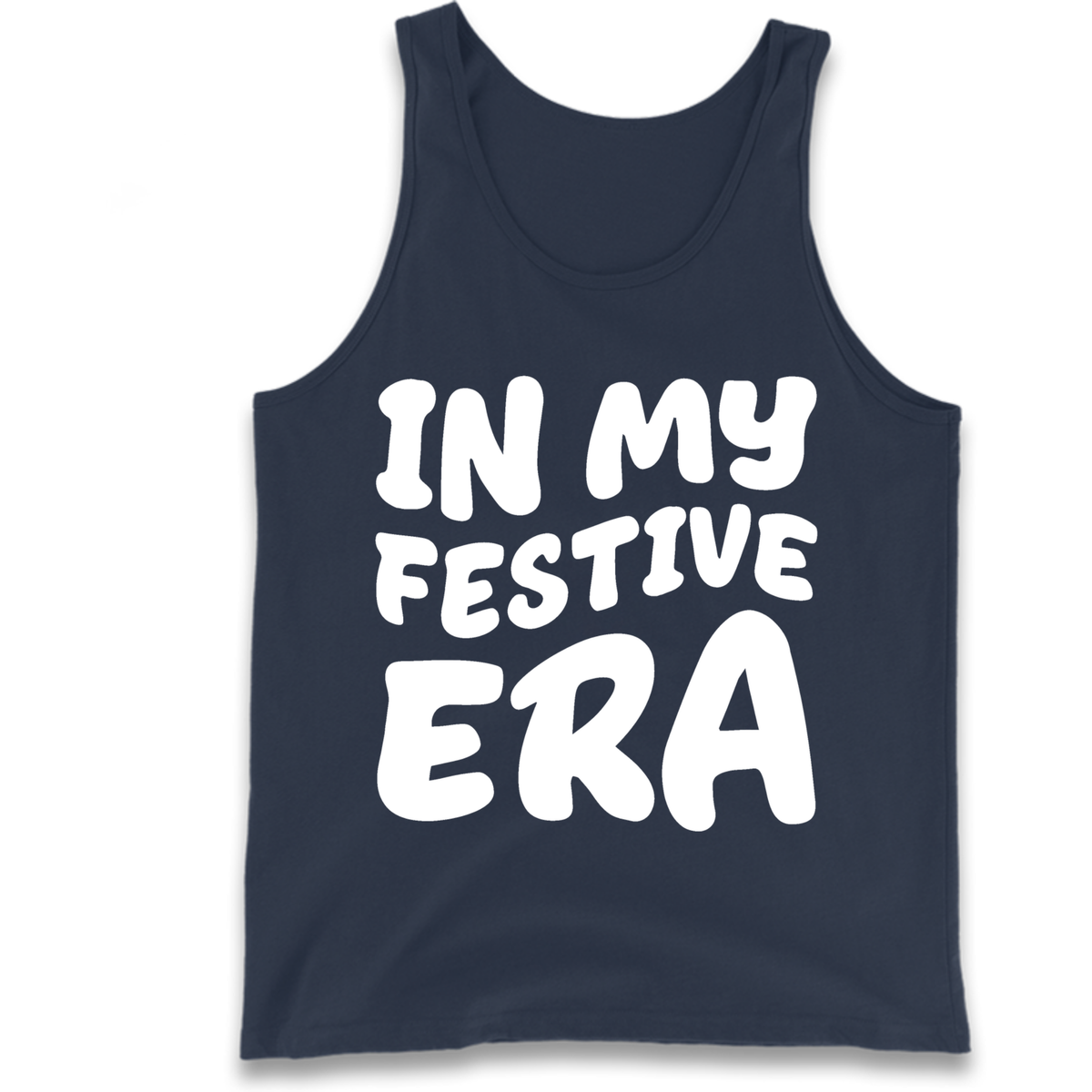 Modern Christmas Slogan Tank Top
