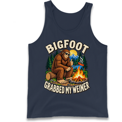 Bigfoot Grabbed My Weiner Camping Tank Top