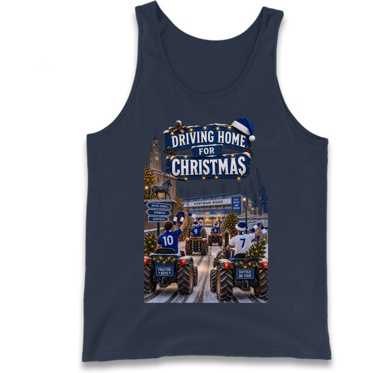 Ipswich Town Christmas Tank Top