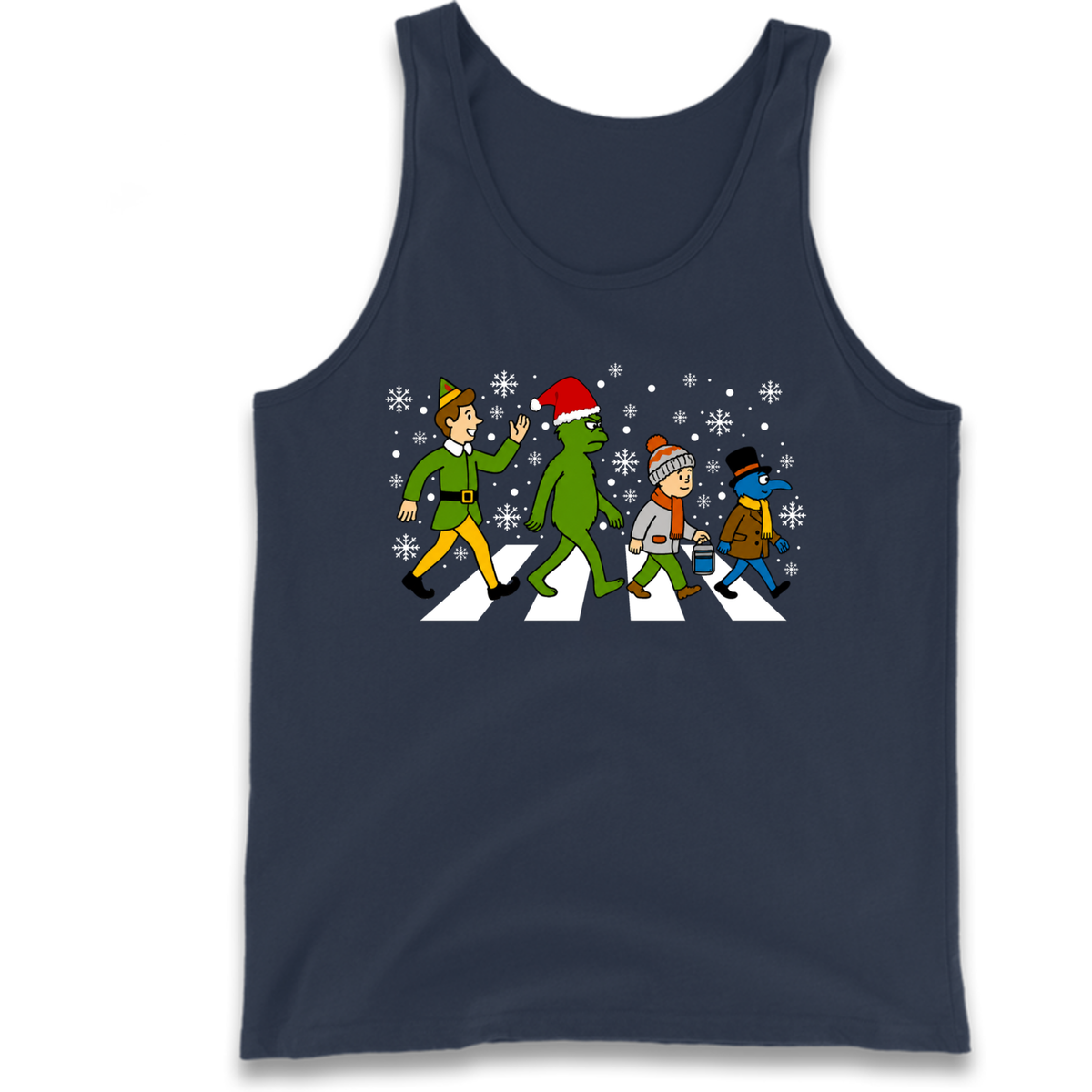 Abbey Road Walk Christmas jumper Tank Top
