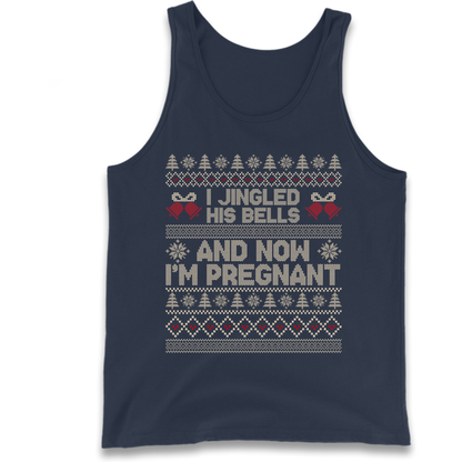 Pregnant At Christmas Tank Top