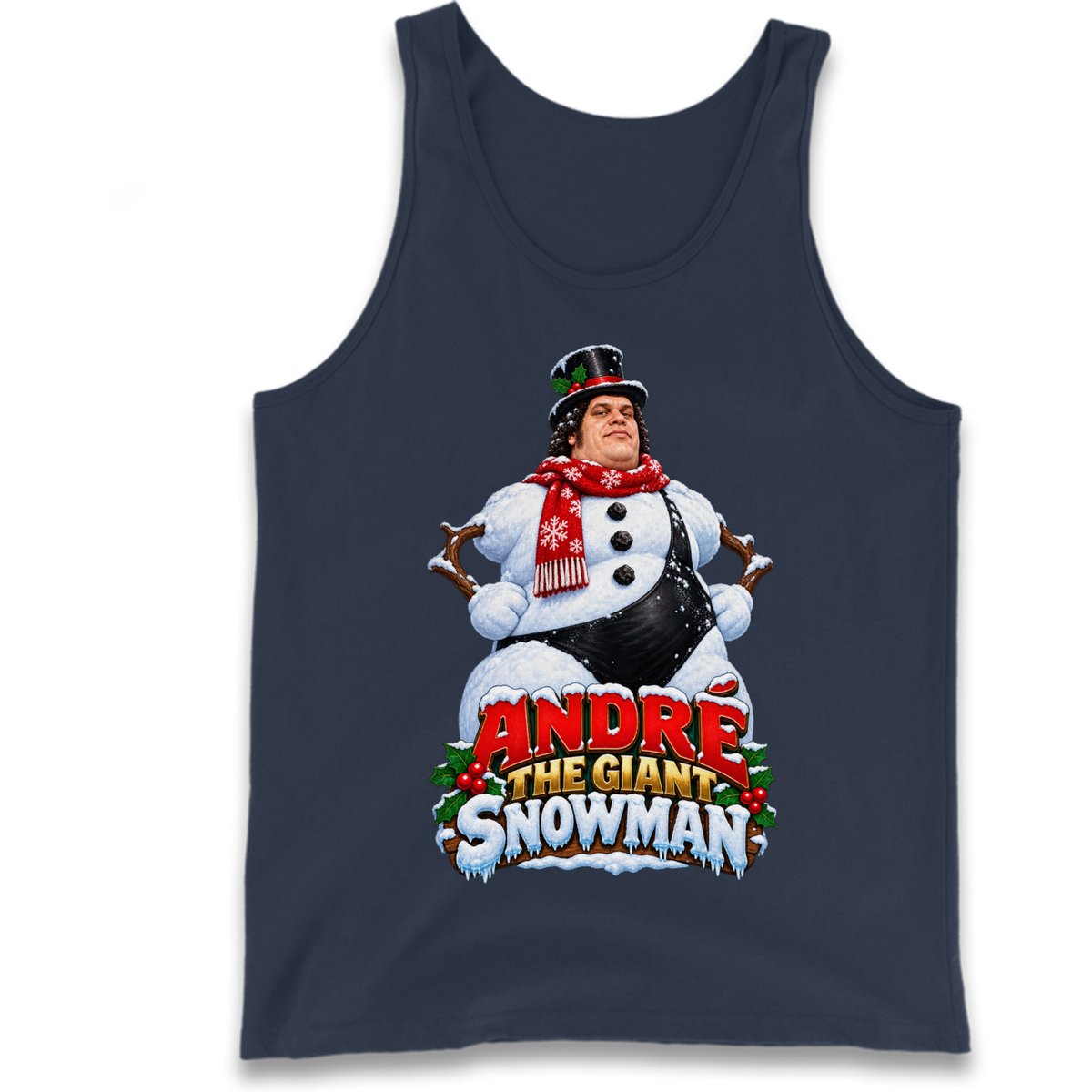 Andre The Giant Christmas Tank Top