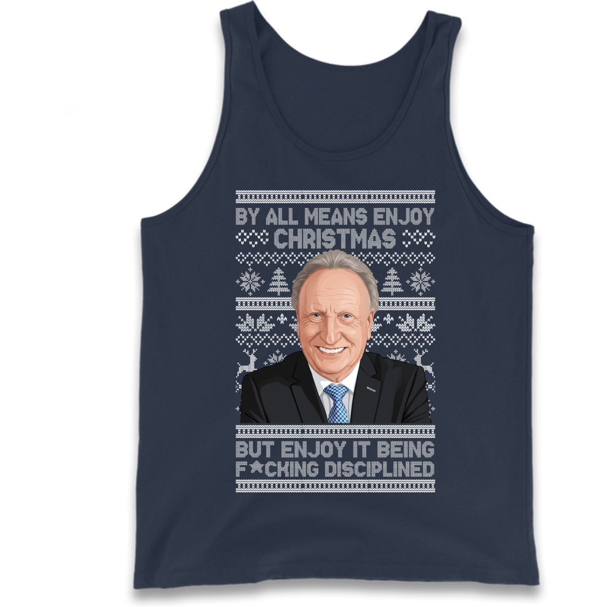Neil Warnock Christmas Tank Top