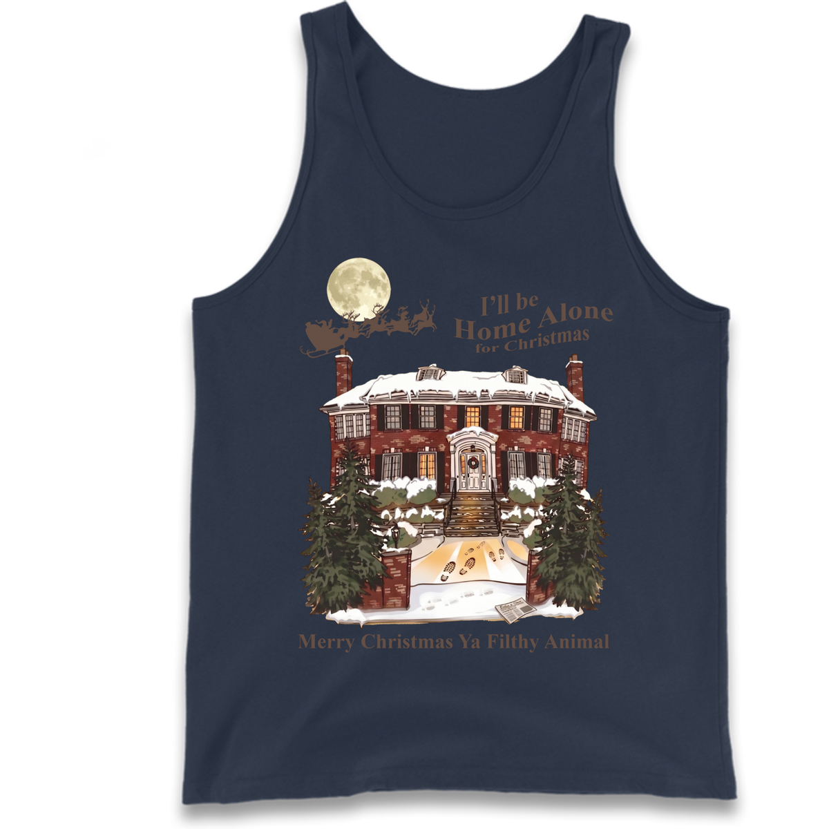 Home Alone Festive Christmas Tank Top
