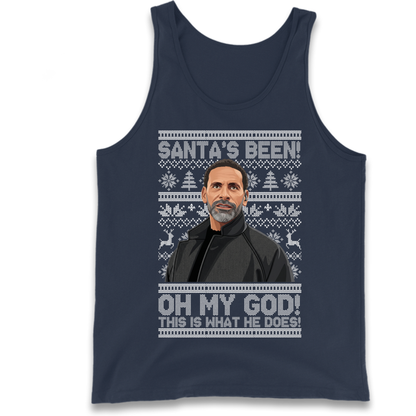 Steve Rio Ferdinand Christmas Tank Top