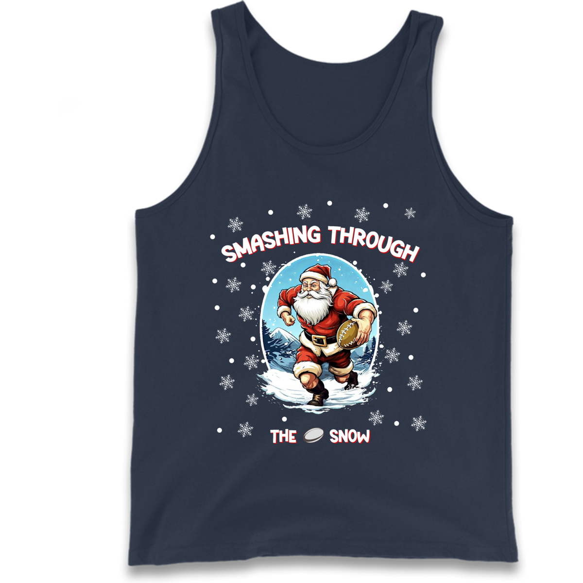 Rugby Santa Clothing Tank Top