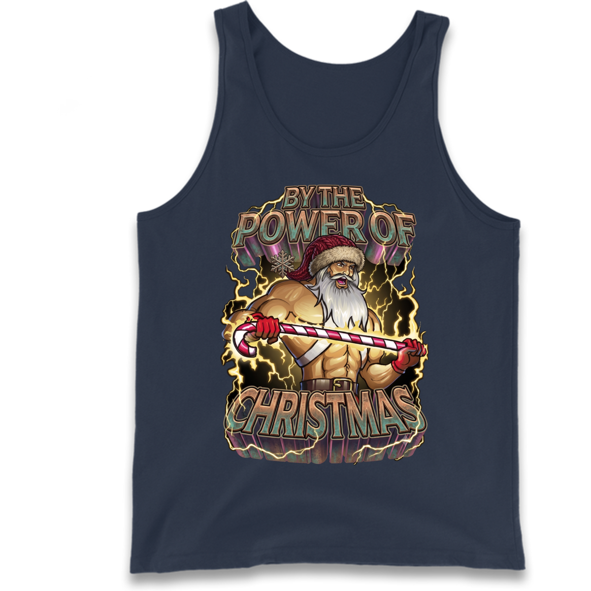 Retro Fantasy Christmas Tee Tank Top