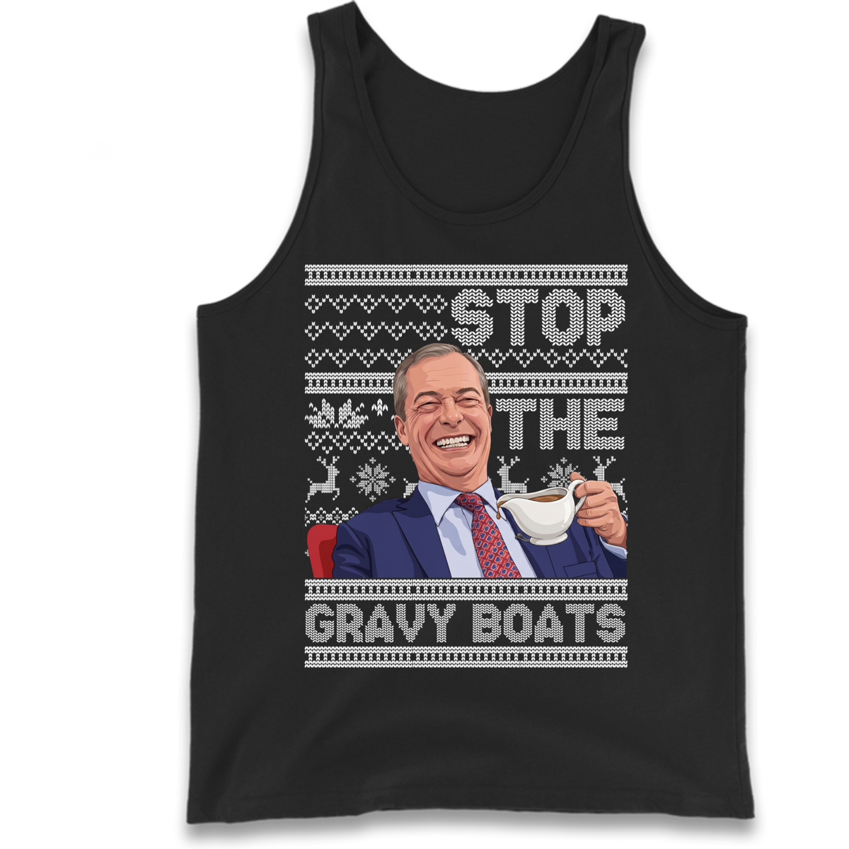 Satirical Festive Top Tank Top