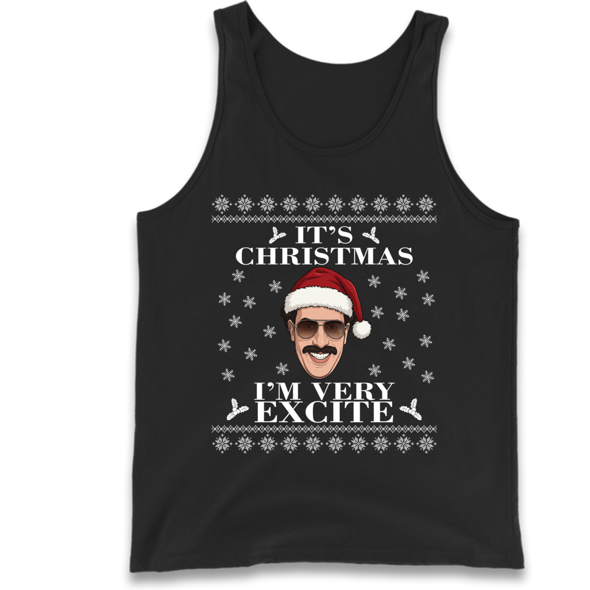 I Very Excite Christmas Tank Top