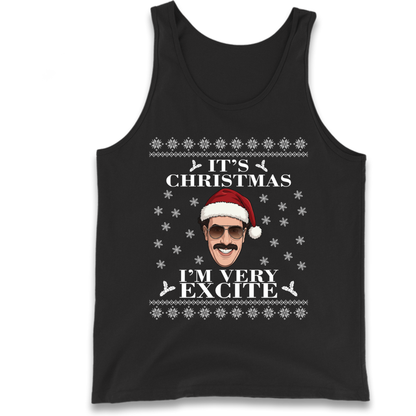I Very Excite Christmas Tank Top