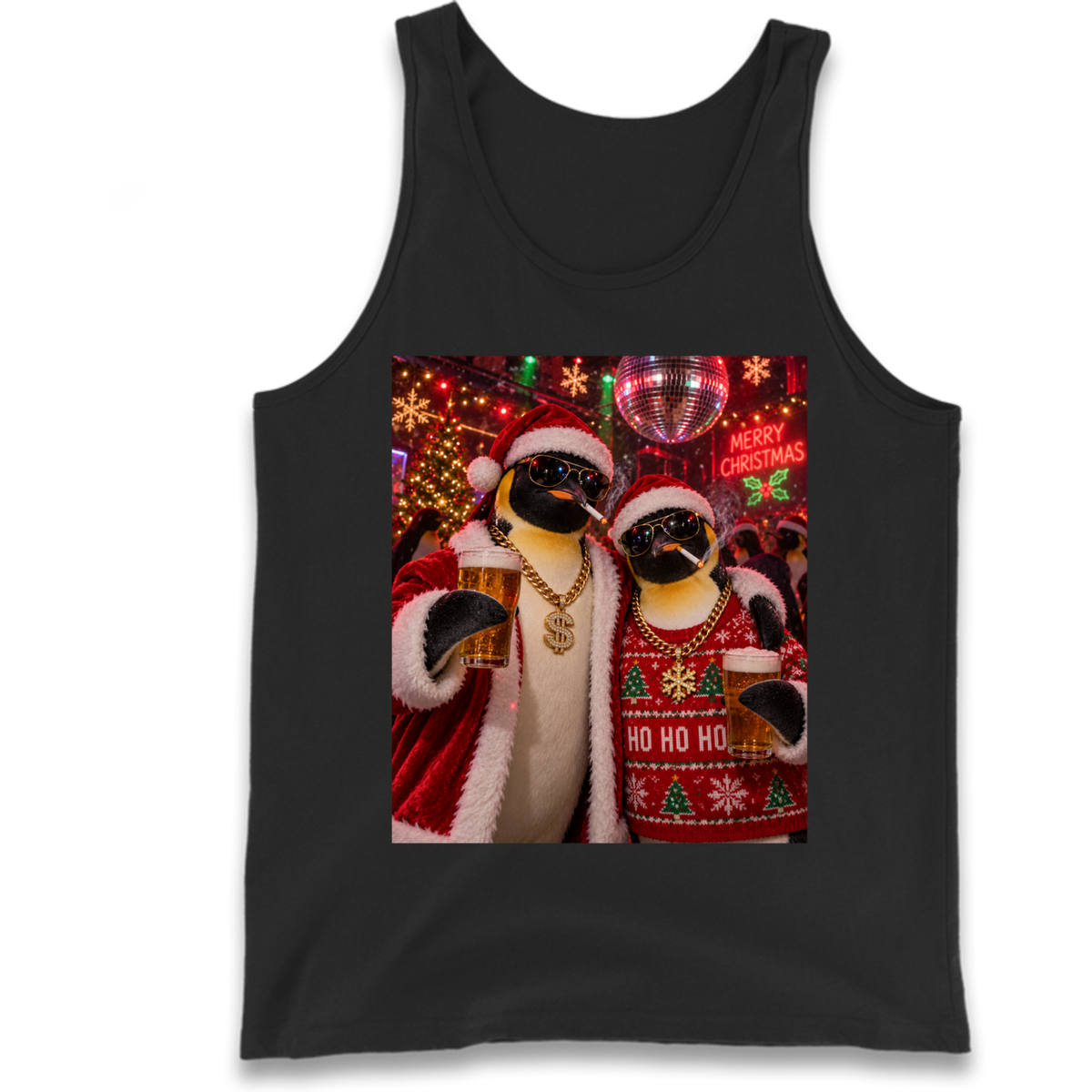 Penguin Christmas Tank Top