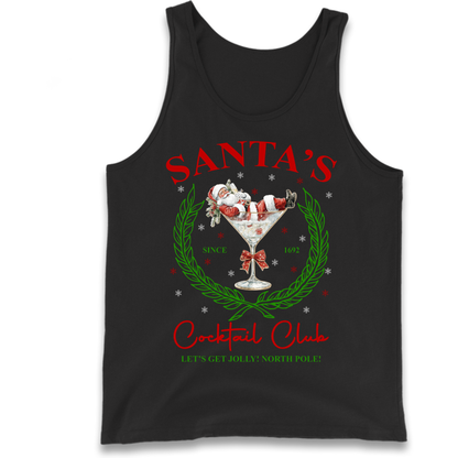 Cocktail Lover Christmas Tank Top