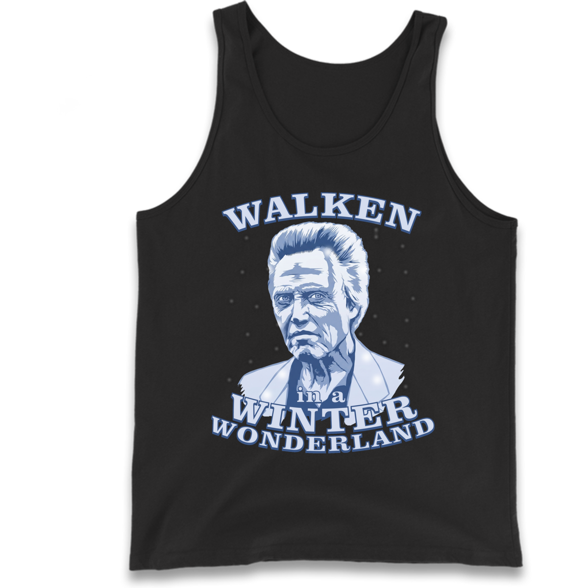 Christopher Walken Christmas Tank Top