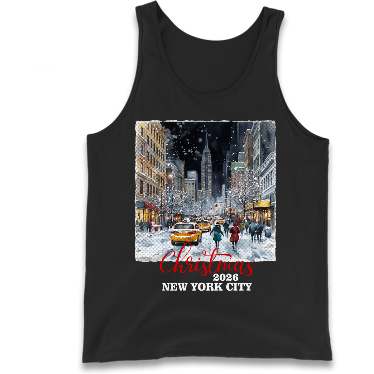 New York Winter Gift Tank Top